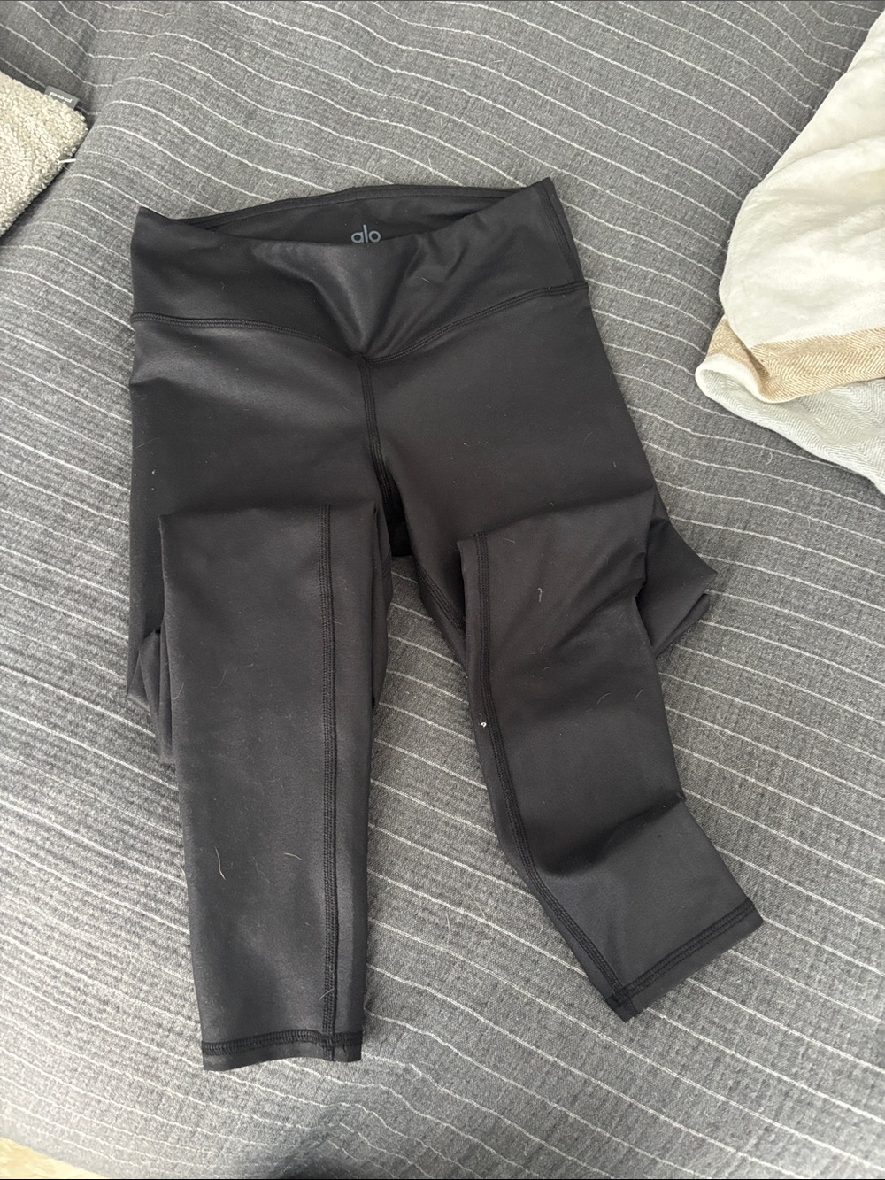 Alo Shine Leggings Black Size XS